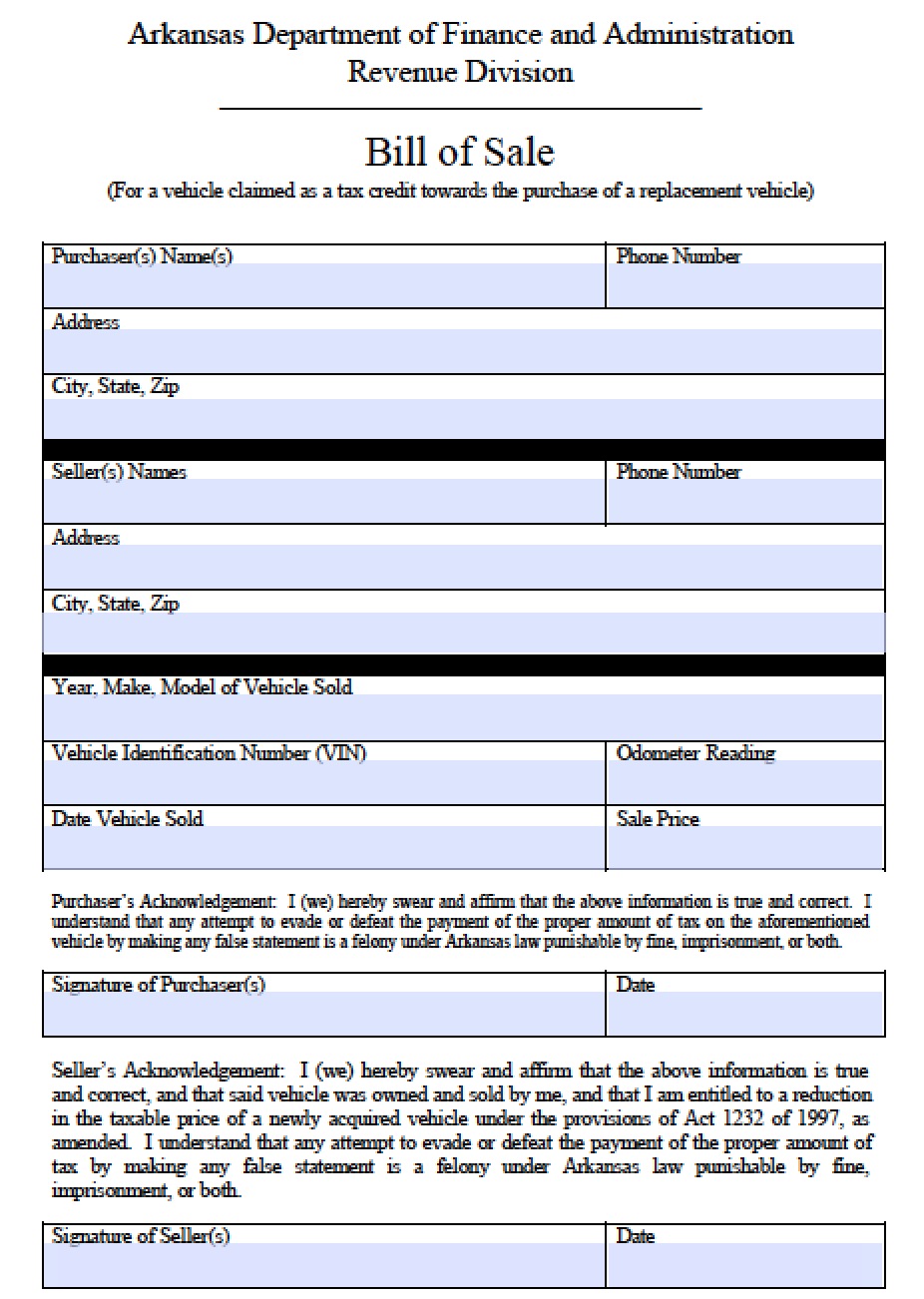 arkansas-bill-of-sale-printable