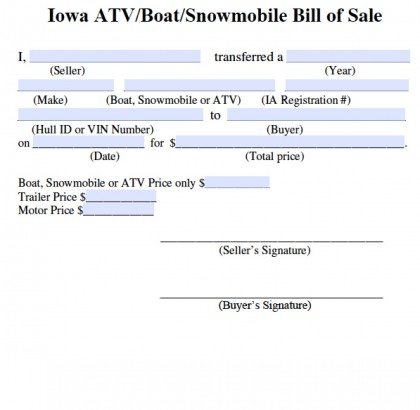 How To Write A Bill Of Sale - Free Printable Documents