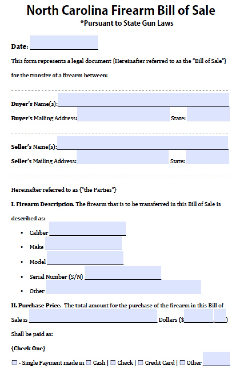 bill-of-sale-form-nc-gun-smartresumemaker